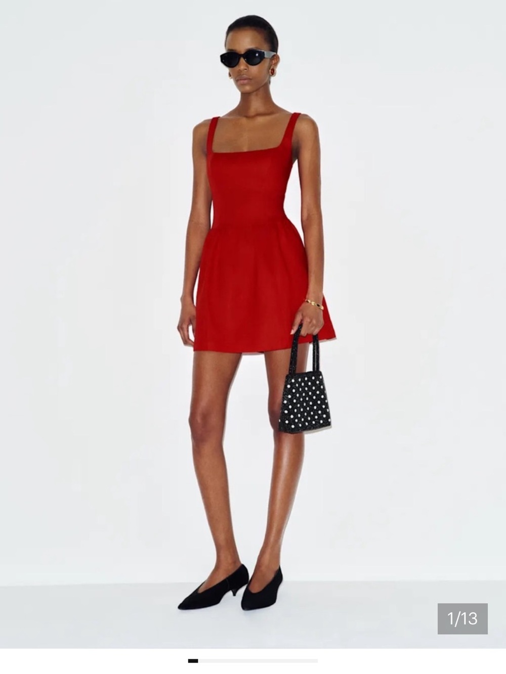 Reformation | NWT |  Janu Linen Mini Dress In Lipstick | 6